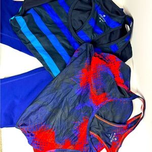 Athleta leggings and 2 top bundle